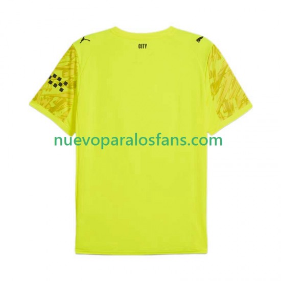 Camiseta de Fútbol Manchester City Portero Hombre Tercera 2025-2026 Manga Corta