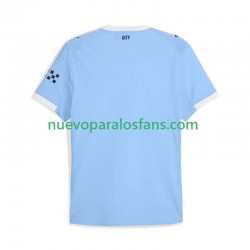 Camiseta de Fútbol Manchester City Hombre Casa 2025-2026 Manga Corta