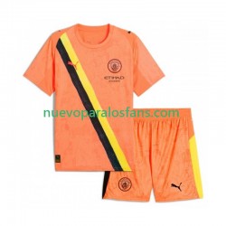Camiseta de Fútbol Manchester City UPER Kids Portero Niño Casa 2025-2026 Manga Corta