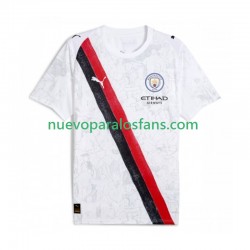 Camiseta de Fútbol Manchester City UPER Hombre Niño Casa 2025-2026 Manga Corta