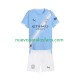 Camiseta de Fútbol Manchester City Niño Casa 2025-2026 Manga Corta