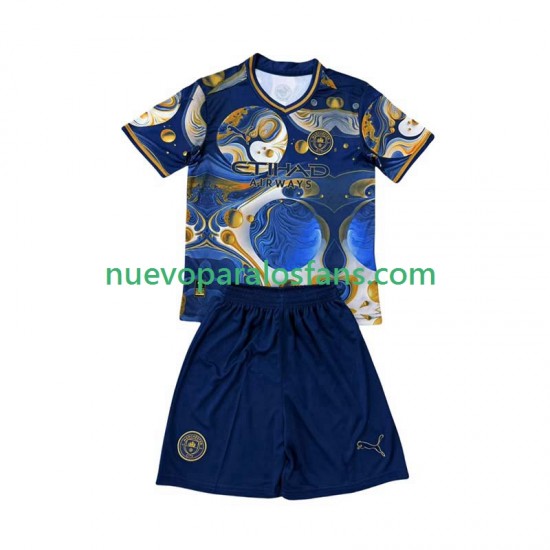 Camiseta de Fútbol Manchester City Special Niño Casa 2025-2026 Manga Corta