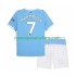 Camiseta de Fútbol Manchester City Omar Marmoush 7 Niño Casa 2025-2026 Manga Corta
