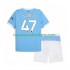 Camiseta de Fútbol Manchester City Phil Foden 47 Niño Casa 2025-2026 Manga Corta