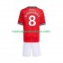 Camiseta de Fútbol Manchester United Bruno Fernandes 8 Niño Casa 2025-2026 Manga Corta