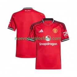 Camiseta de Fútbol Manchester United Hombre Casa 2025-2026 Manga Corta