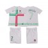 Camiseta de Fútbol Portugal Cristiano Ronaldo 7 2012 Retro Niño Exterior Manga Corta