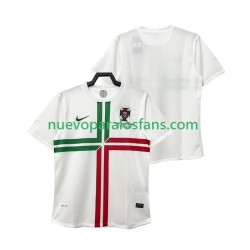 Camiseta de Fútbol Portugal 2012 Retro Hombre Exterior Manga Corta