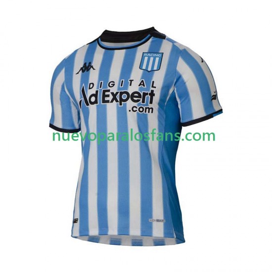 Camiseta de Fútbol Racing Club Hombre Casa 2024 Manga Corta