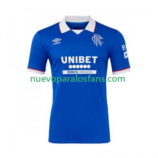 Camiseta de Fútbol Rangers Hombre Casa 2025-2026 Manga Corta