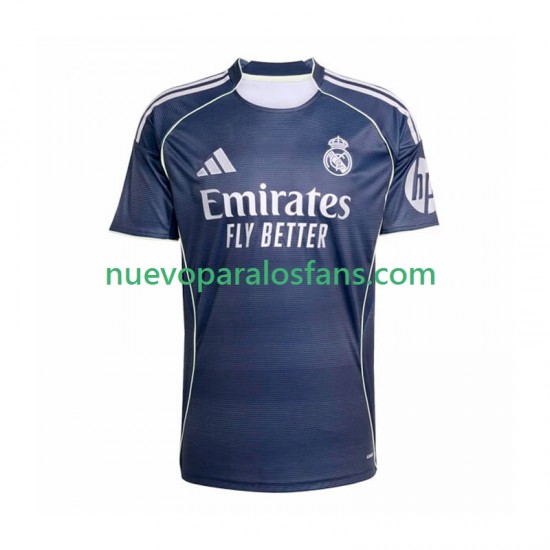 Camiseta de Fútbol Real Madrid Hombre Exterior 2025-2026 Manga Corta