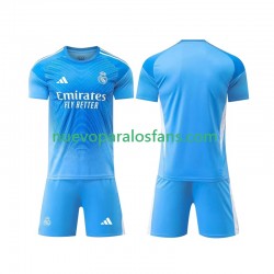 Camiseta de Fútbol Real Madrid Portero Niño Casa 2025-2026 Manga Corta