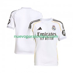 Camiseta de Fútbol Real Madrid Hombre Casa 2025-2026 Manga Corta