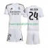 Camiseta de Fútbol Real Madrid Huijsen 24 Niño Casa 2025-2026 Manga Corta