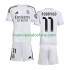 Camiseta de Fútbol Real Madrid Rodrygo 11 Niño Casa 2025-2026 Manga Corta