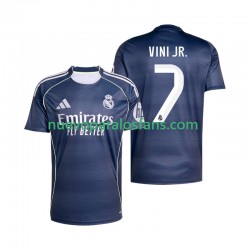 Camiseta de Fútbol Real Madrid Vinicius Junior 7 Hombre Exterior 2025-2026 Manga Corta