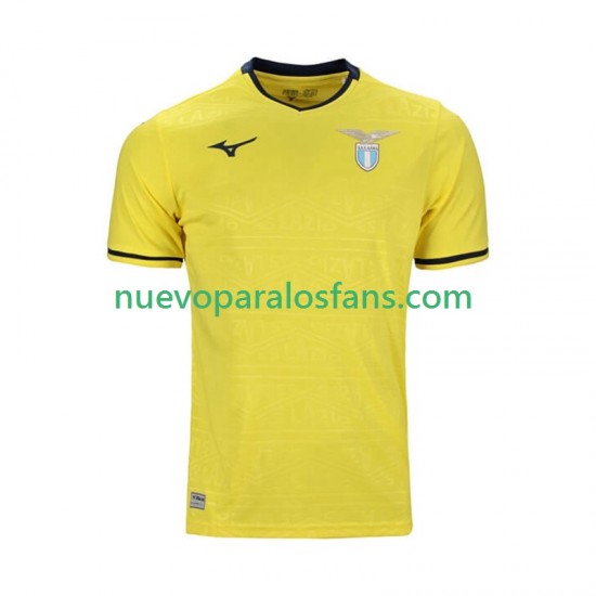 Camiseta de Fútbol SS Lazio Hombre Exterior 2024-2025 Manga Corta