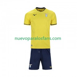 Camiseta de Fútbol SS Lazio Niño Exterior 2024-2025 Manga Corta