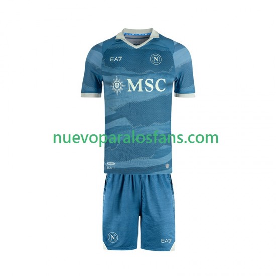 Camiseta de Fútbol Napoli SSC Special Niño Casa 2024-2025 Manga Corta