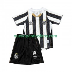 Camiseta de Fútbol Santos FC Neymar JR 10 Niño Exterior 2025-2026 Manga Corta