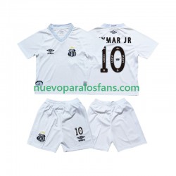 Camiseta de Fútbol Santos FC Neymar JR 10 Niño Casa 2025-2026 Manga Corta