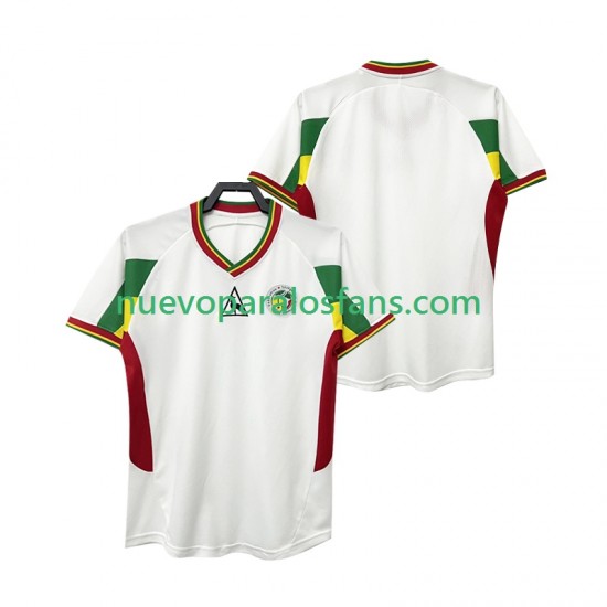 Camiseta de Fútbol Senegal Retro Hombre Casa 2002 Manga Corta