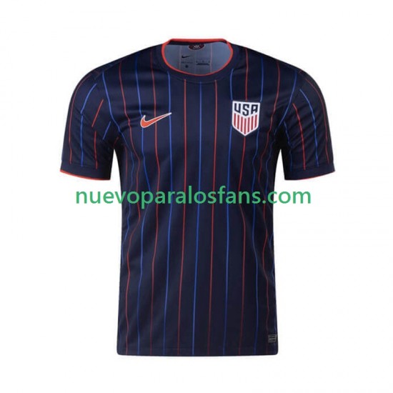 Camiseta de Fútbol Estados Unidos Hombre Exterior 2025 Manga Corta