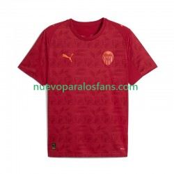Camiseta de Fútbol Valencia CF Hombre Exterior 2025-2026 Manga Corta