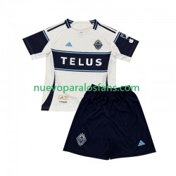 Camiseta de Fútbol Vancouver Whitecaps Niño Exterior 2025 Manga Corta