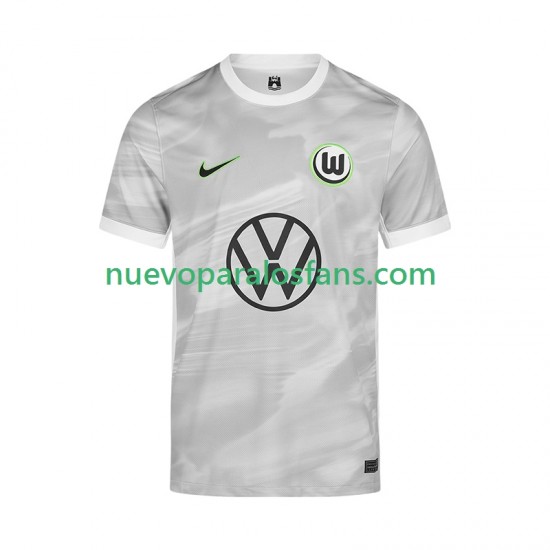 Camiseta de Fútbol VfL Wolfsburg Hombre Exterior 2025-2026 Manga Corta