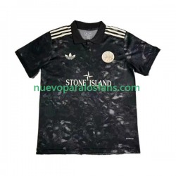 Camiseta de Fútbol AFC Ajax Stone Island Hombre 2024-2025 Manga Corta