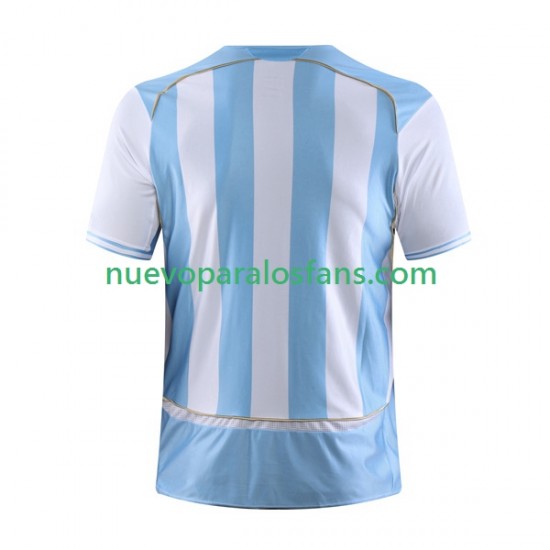 Camiseta de Fútbol Argentina Retro Hombre Casa 2006 Manga Corta