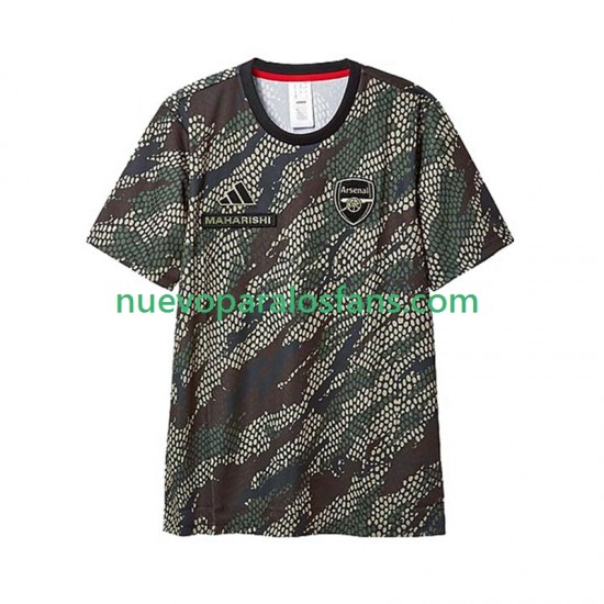 Camiseta de Fútbol Arsenal Maharishi Hombre Casa 2024-2025 Manga Corta