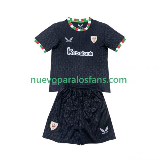 Camiseta de Fútbol Athletic Bilbao Niño Cuarto 2024-2025 Manga Corta
