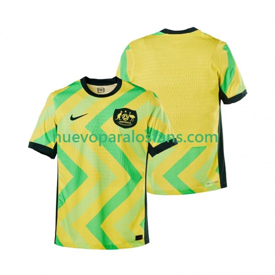 Camiseta de Fútbol Australia Hombre Casa 2025 Manga Corta