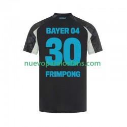 Camiseta de Fútbol Bayer 04 Leverkusen Frimpong 30 Hombre Tercera 2024-2025 Manga Corta
