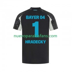 Camiseta de Fútbol Bayer 04 Leverkusen HRADECKY 1 Hombre Tercera 2024-2025 Manga Corta
