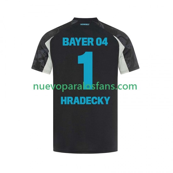 Camiseta de Fútbol Bayer 04 Leverkusen HRADECKY 1 Hombre Tercera 2024-2025 Manga Corta