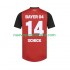 Camiseta de Fútbol Bayer 04 Leverkusen Patrik Schick 14 Hombre Casa 2024-2025 Manga Corta