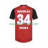 Camiseta de Fútbol Bayer 04 Leverkusen XHAKA 34 Hombre Casa 2024-2025 Manga Corta