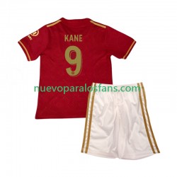 Camiseta de Fútbol Bayern de Múnich Harry Kane 9 125th Anniversary Red Niño Casa 2024-2025 Manga Corta