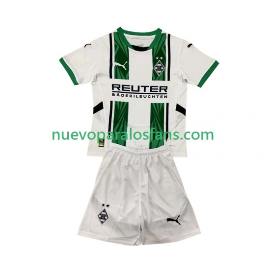 Camiseta de Fútbol Rusia Bo Monchengladbach Niño Casa 2024-2025 Manga Corta