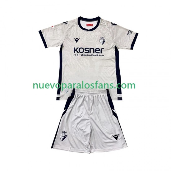Camiseta de Fútbol CA Osasuna Niño Exterior 2024-2025 Manga Corta
