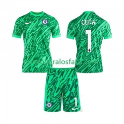 Camiseta de Fútbol Chelsea CECH 1 Portero Niño Tercera 2024-2025 Manga Corta