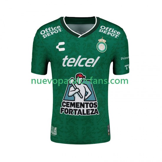 Camiseta de Fútbol Club Leon Hombre Casa 2024-2025 Manga Corta