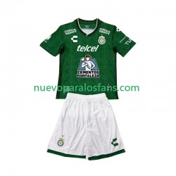 Camiseta de Fútbol Club Leon Niño Casa 2024-2025 Manga Corta