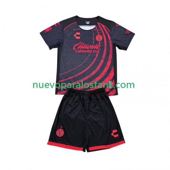 Camiseta de Fútbol Club Tijuana Niño Casa 2024-2025 Manga Corta