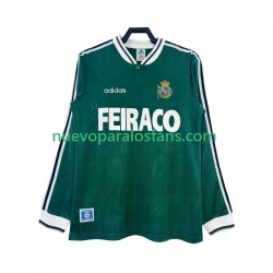 Camiseta de Fútbol Deportivo de La Coruna Retro Hombre Exterior 1999 Manga Larga
