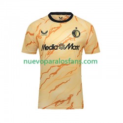 Camiseta de Fútbol Feyenoord Rotterdam Hombre Cuarto 2024-2025 Manga Corta