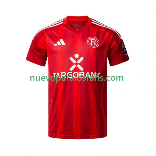 Camiseta de Fútbol Fortuna Dusseldorf Hombre Casa 2024-2025 Manga Corta
